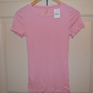 NWT J Crew Fitted Tee Women's T-Shirt Pink sz: sm